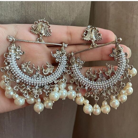 GEM LUXURY PAKISTANI SHEHNOOR BALI
EARRINGS JHUMKE INDIAN - Picture 7 of 9